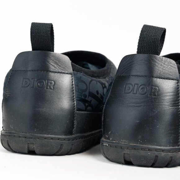 Dior Black Super Dior Oblique Quilted Nylon Snow Slippers - Picture 8 of 10